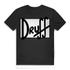 Herren Premium Bio T-Shirt druﬀ – Bold Retro Logo Design im Cartoon-Style Black