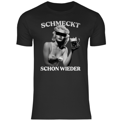 Schmeckt schon wieder - Herren Shirt Black