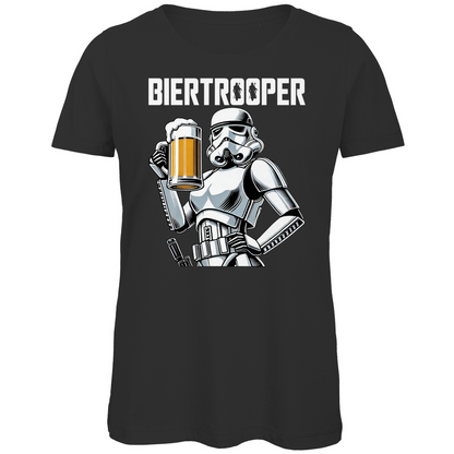 Biertrooper - Star Wars Stormtrooper - Damen Premium Bio T-Shirt Black