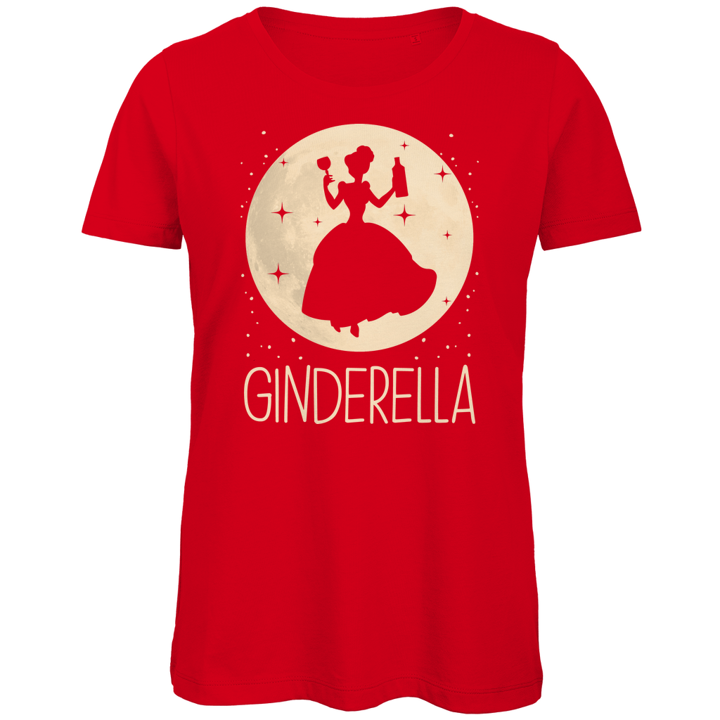 Mond Prinzessin - Ginderella - Damen Premium Bio T-Shirt Red
