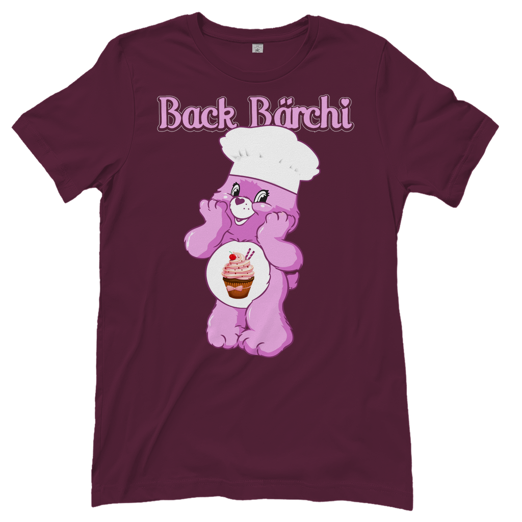 Back Bärchi - Glücksbärchi - Damenshirt Burgundy