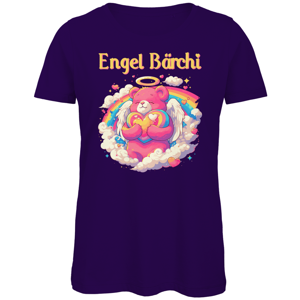 Engel Bärchi - Glücksbärchi - Damen Premium Bio T-Shirt Urban Purple