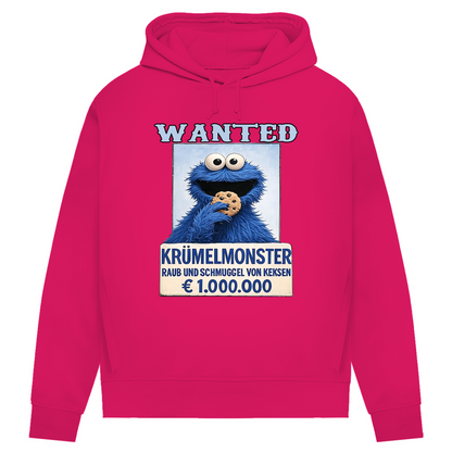 Wanted Krümelmonster Raub und Schmuggel von Keksen - Damen Premium Bio Hoodie