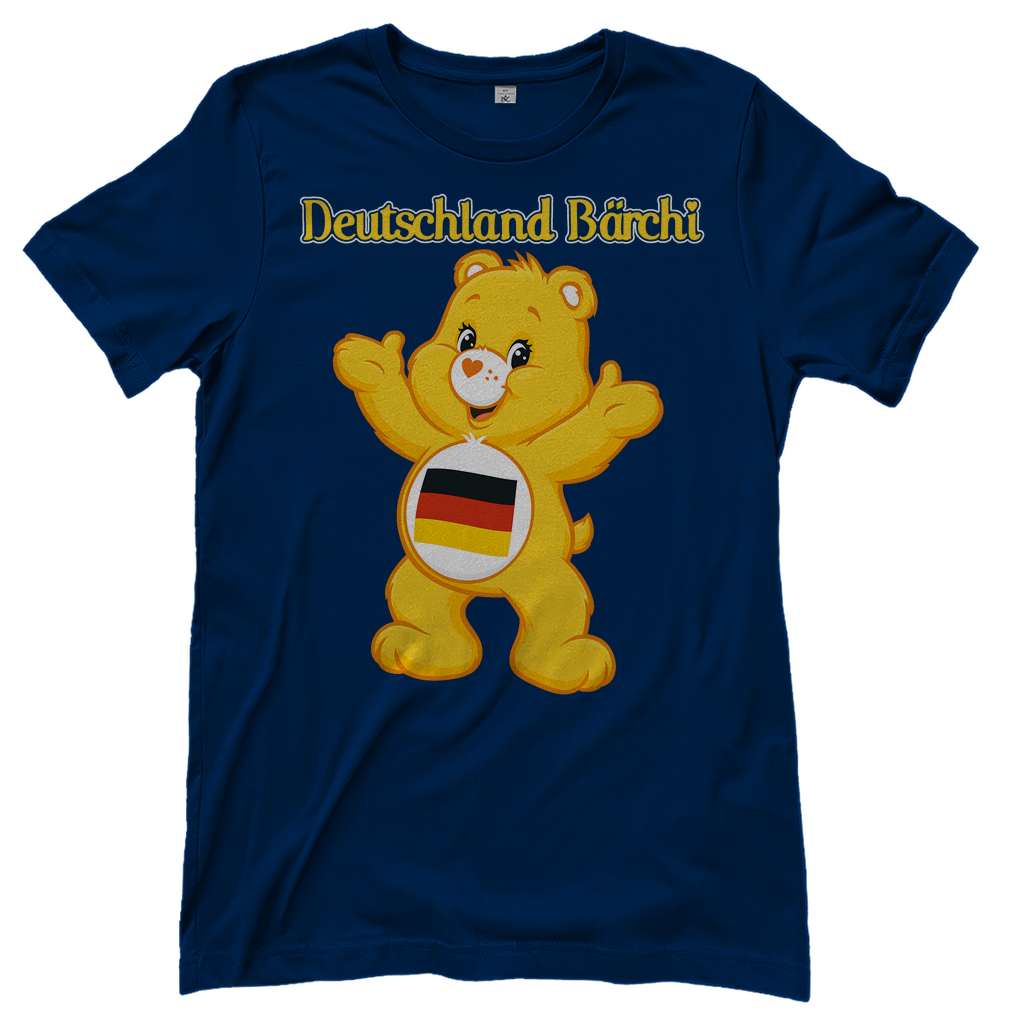 Deutschland Bärchi - Glücksbärchi - Damen T-Shirt Navy