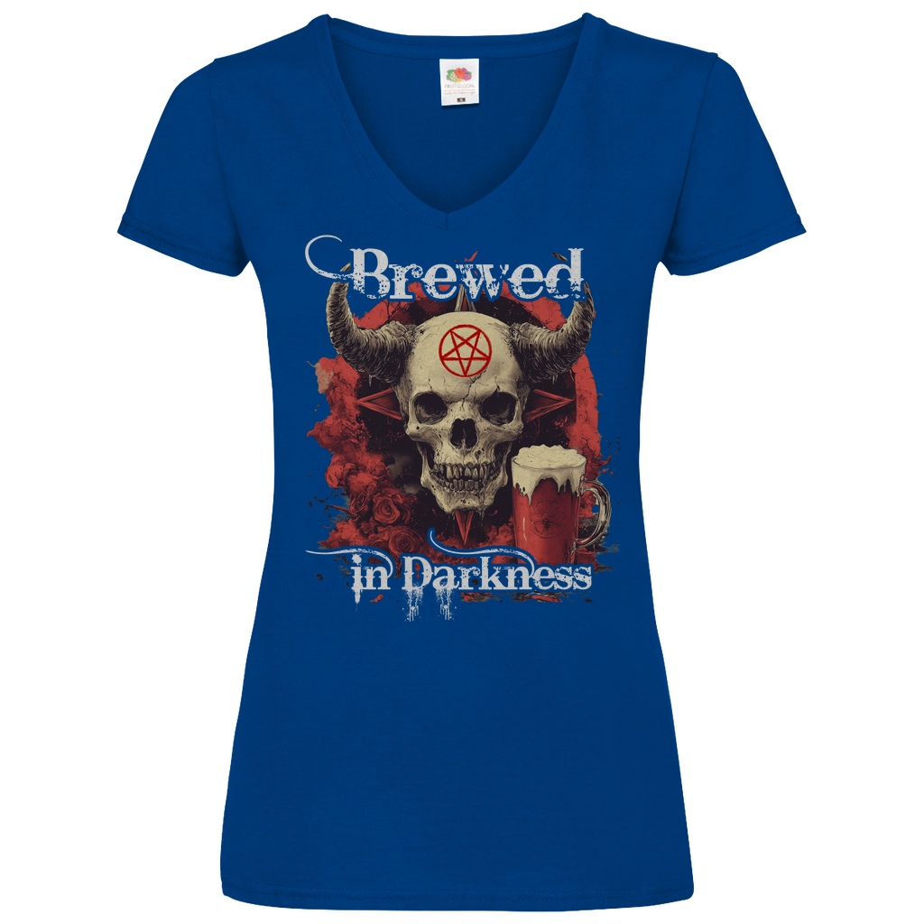 Brewed in Darkness - V-Neck Damenshirt