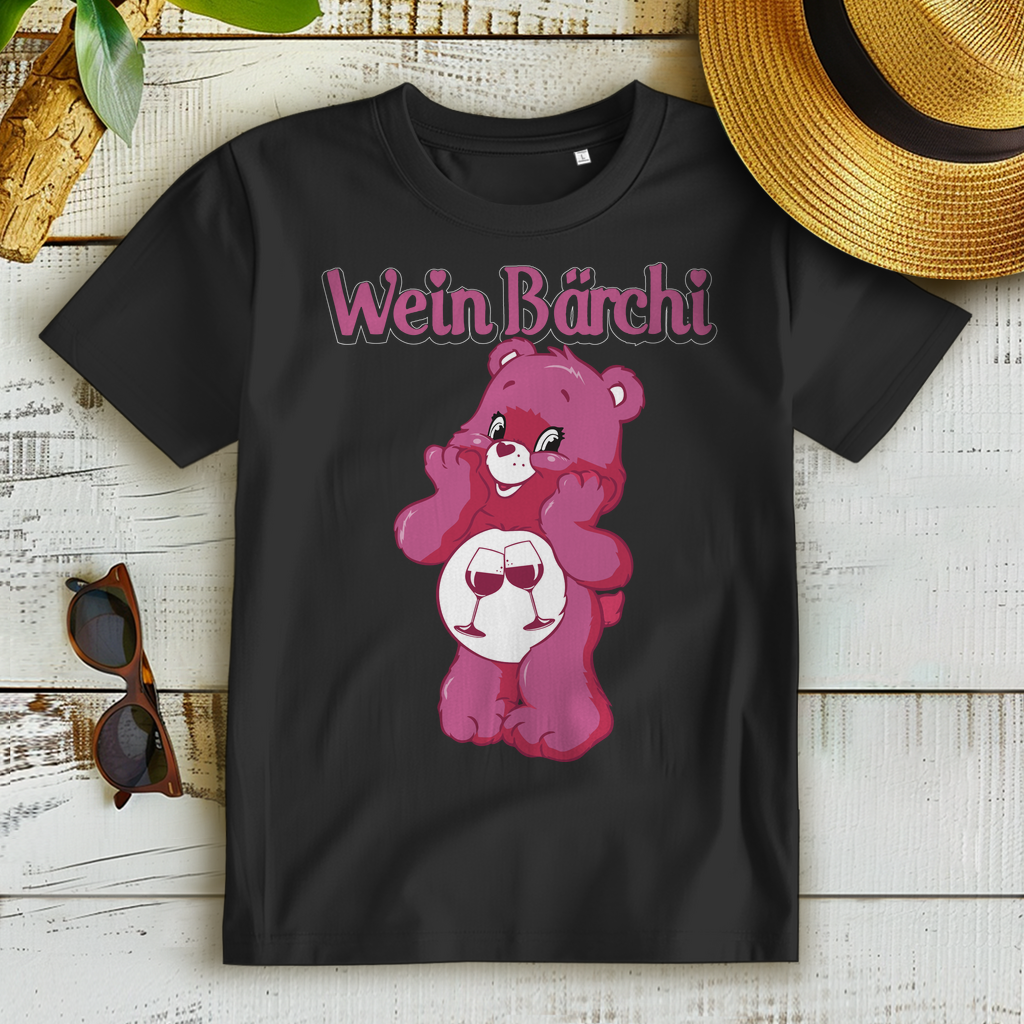 Wein Bärchi - Glücksbärchi - Damen Premium Bio T-Shirt