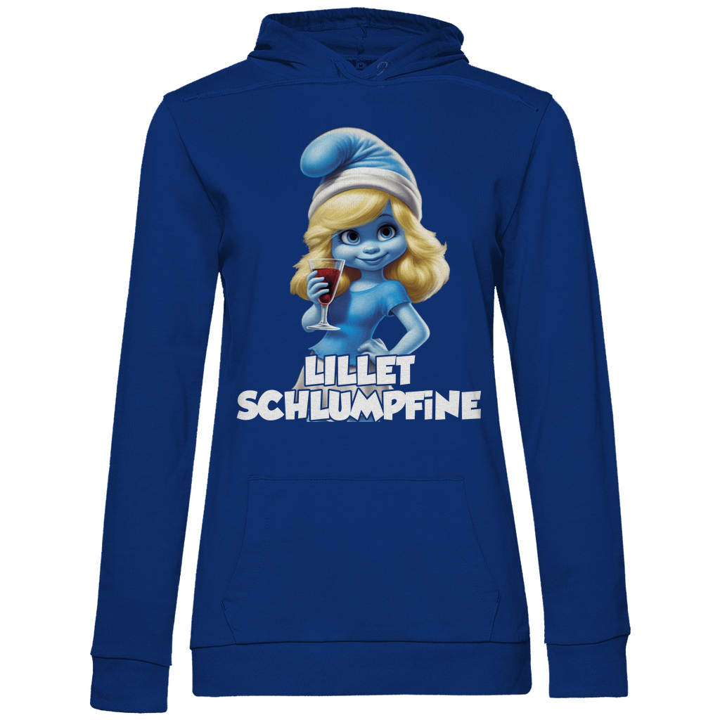 Lillet Schlumpfine Grafik - Damen Hoodie Royal