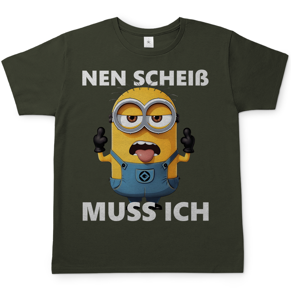 Herren T-Shirt – Nen Scheiß Muss Ich Minion