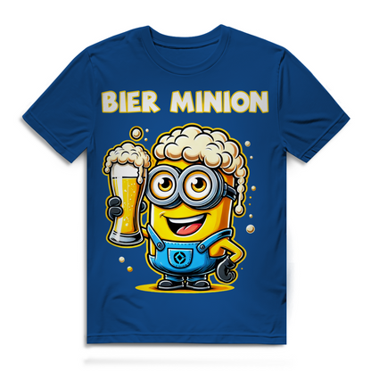 Lustiges Bier Minion Herren Bio T-Shirt – Perfekt für Bierliebhaber