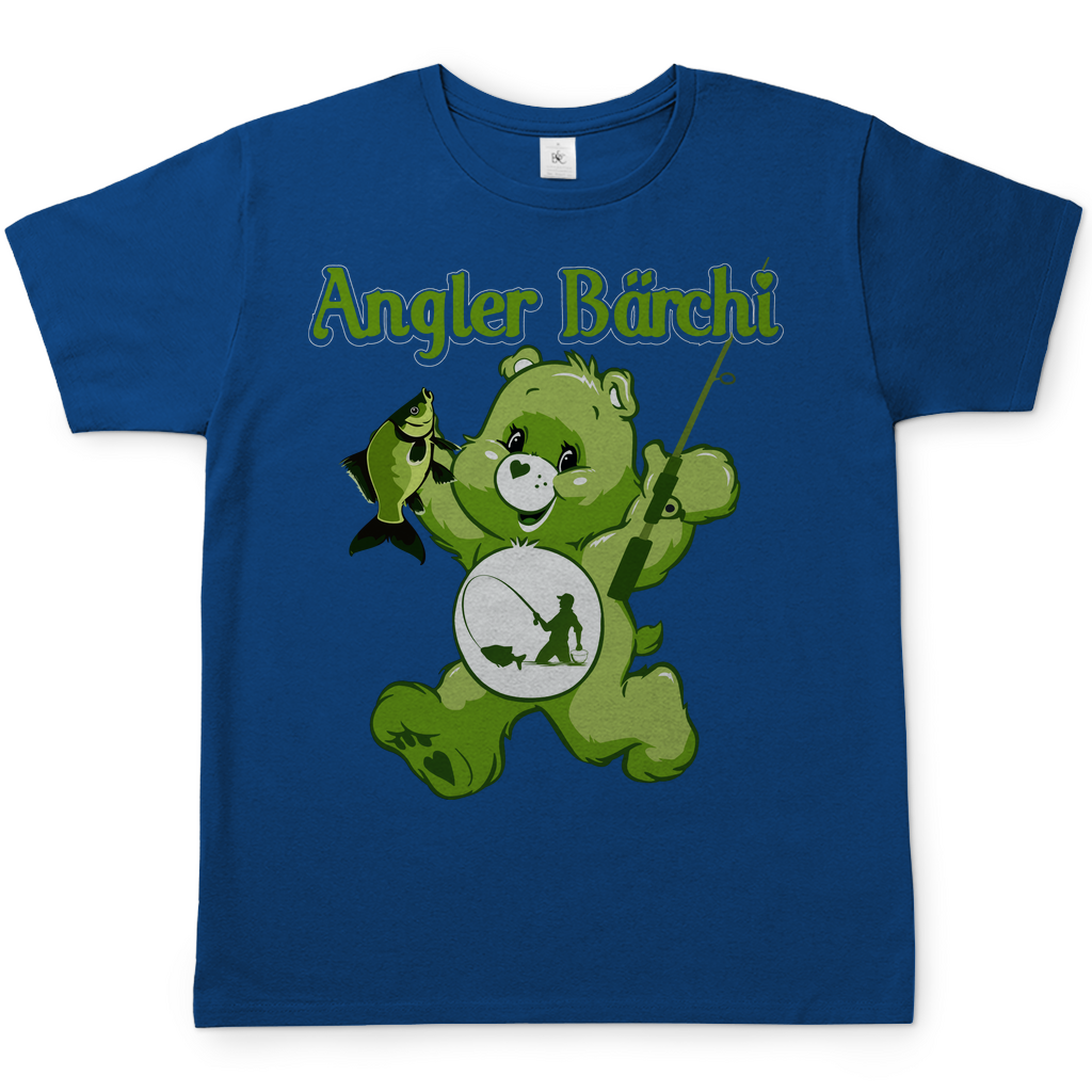 Angler Bärchi - Glücksbärchi - Herren Shirt Royal Blue