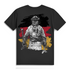 Feuerwehr T-Shirt Herren – Silhouette mit Deutschlandflagge und Ausrüstung Black