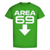 Herren Premium Bio T-Shirt Area 69 Real Green