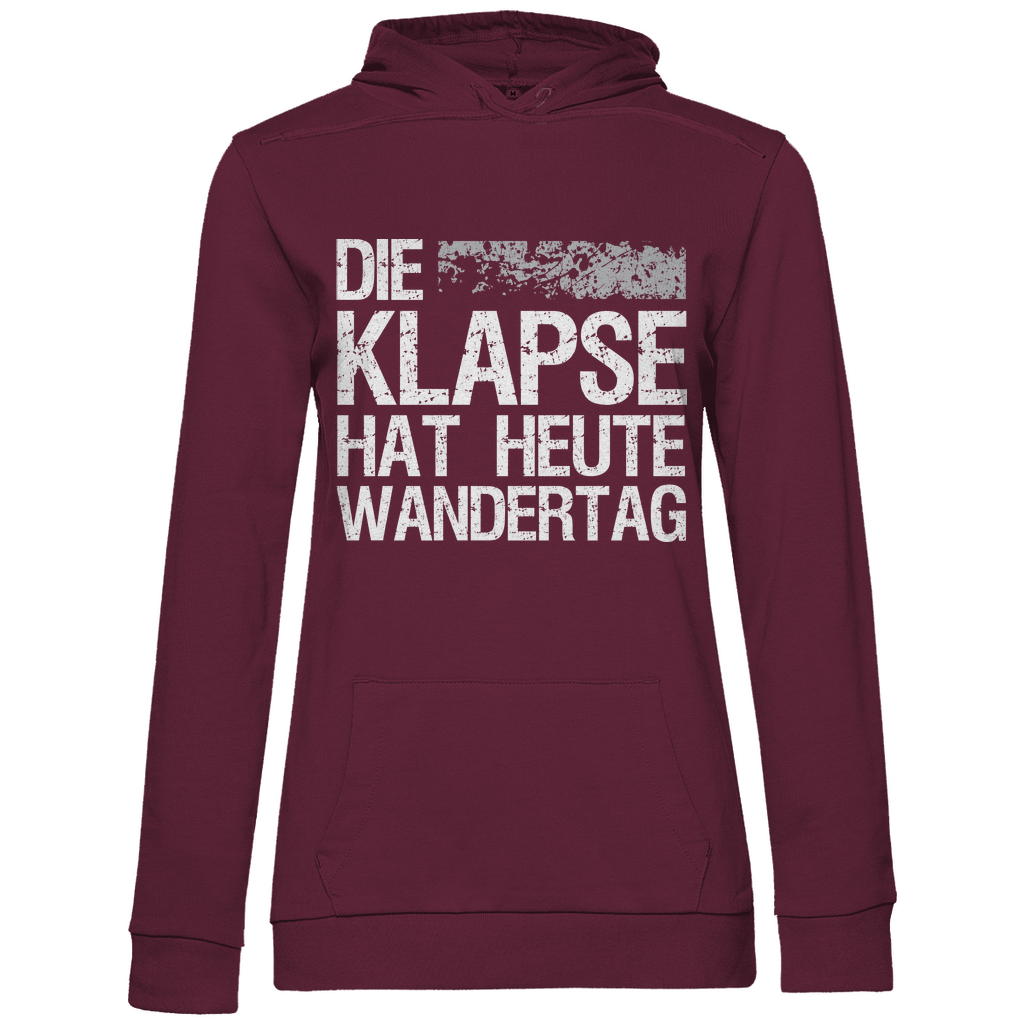 Die Klapse hat heute Wandertag - Damen Hoodie