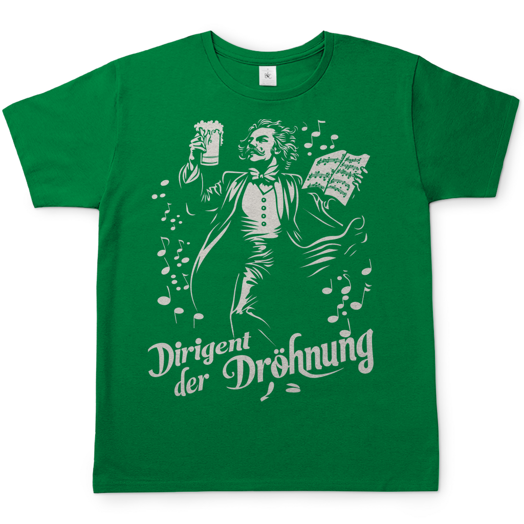 Dirigent der Dröhnung - Herren Shirt Kelly Green