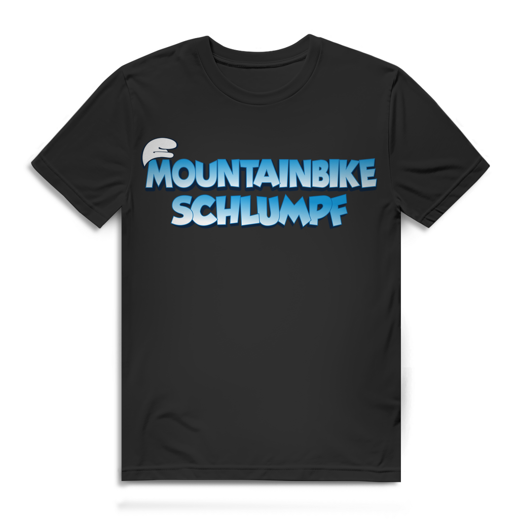 Herren MTB Shirt Mein Mountainbike glücklich Menschen Kopfschmerzen Spruch Black