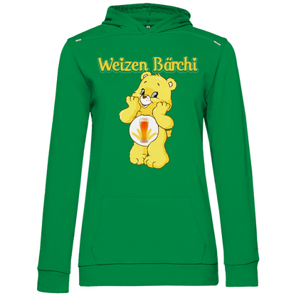 Weizen Bärchi - Glücksbärchi - Damen Hoodie Kelly Green