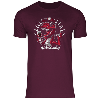 Weinosaurus - Herren Shirt Burgundy