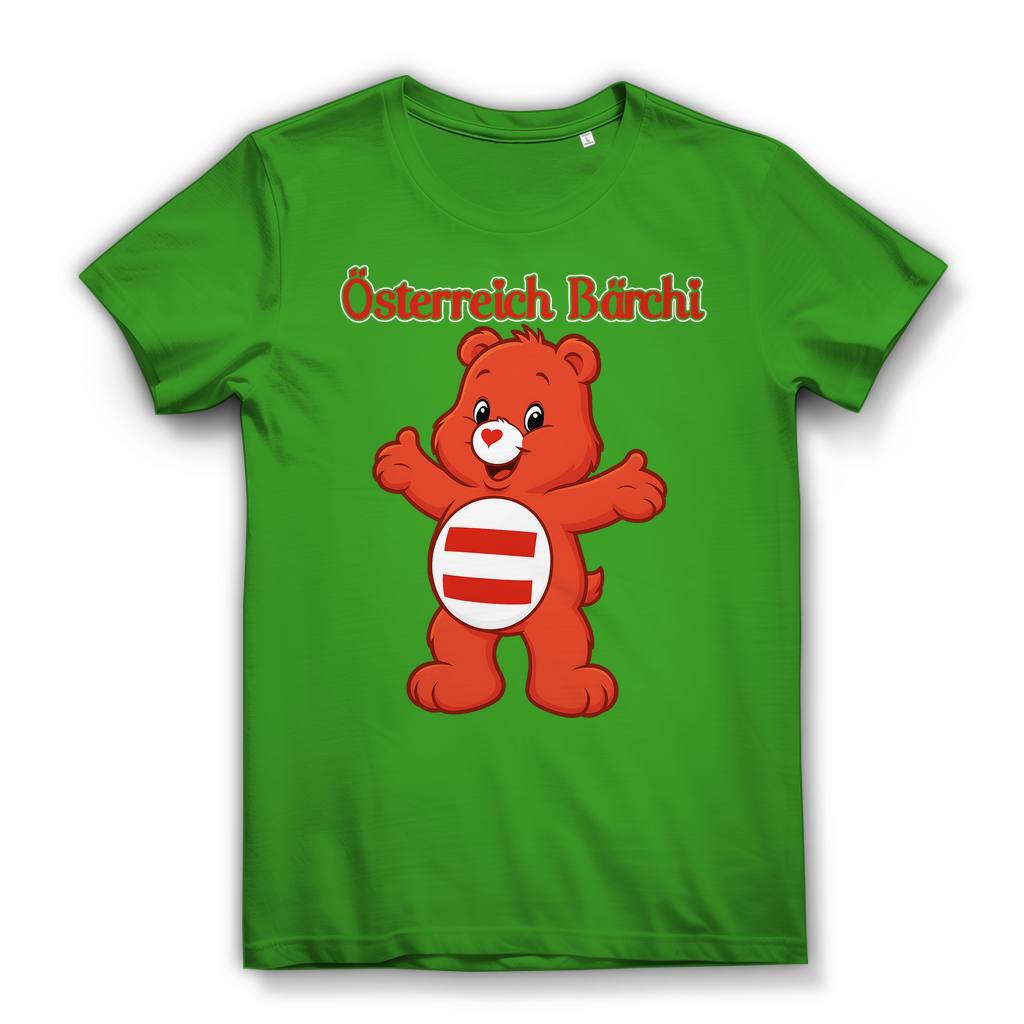 Österreich Bärchi - Glücksbärchi - Damen Premium Bio T-Shirt Real Green