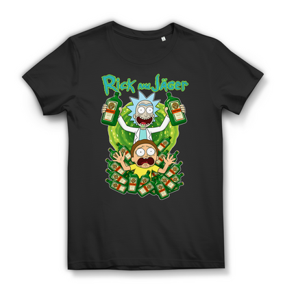 Rick and Jäger mit Morty Jägermeister - Damen Premium Bio T-Shirt