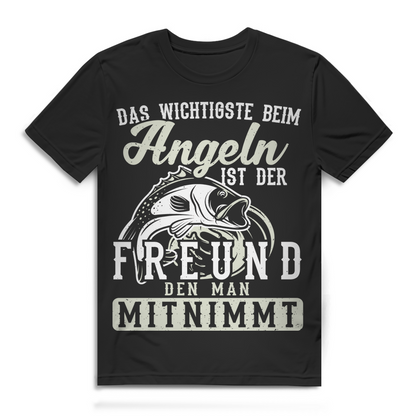 Angler Freundschaft Shirt Männer – Das Wichtigste ist der Freund beim Angeln