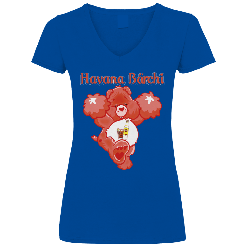 Havana Bärchi - Glücksbärchi - V-Neck Damenshirt