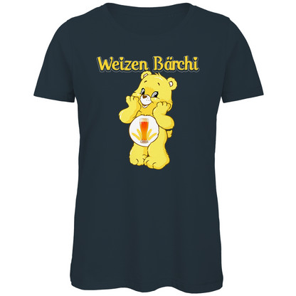 Weizen Bärchi - Glücksbärchi - Damen Premium Bio T-Shirt Dark Grey