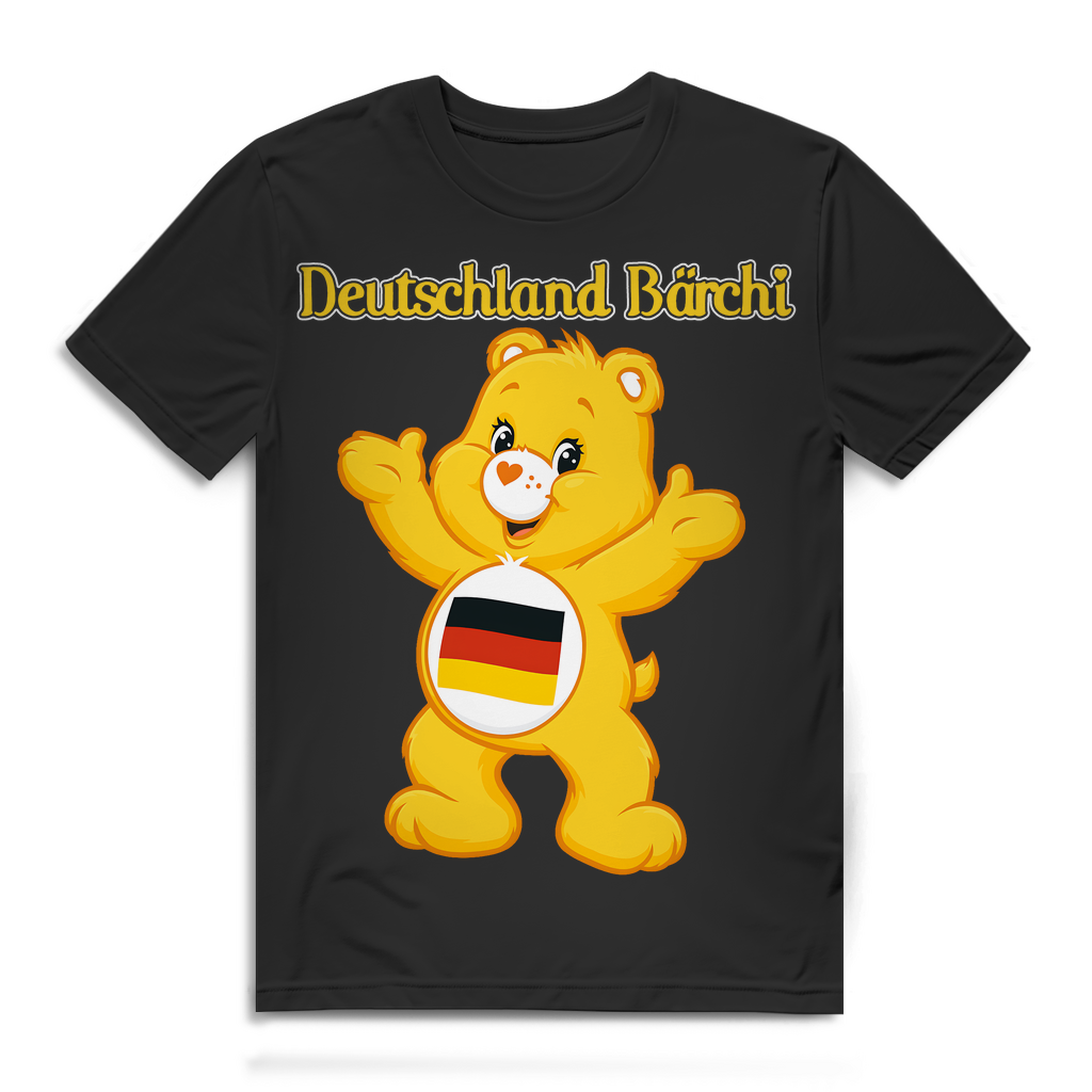 Deutschland Bärchi - Glücksbärchi - Herren Premium Bio T-Shirt Black