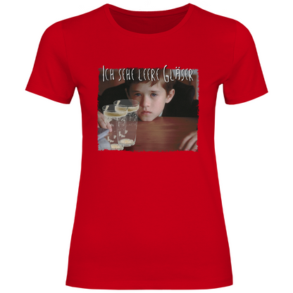 Ich sehe leere Gläser - Damenshirt Red