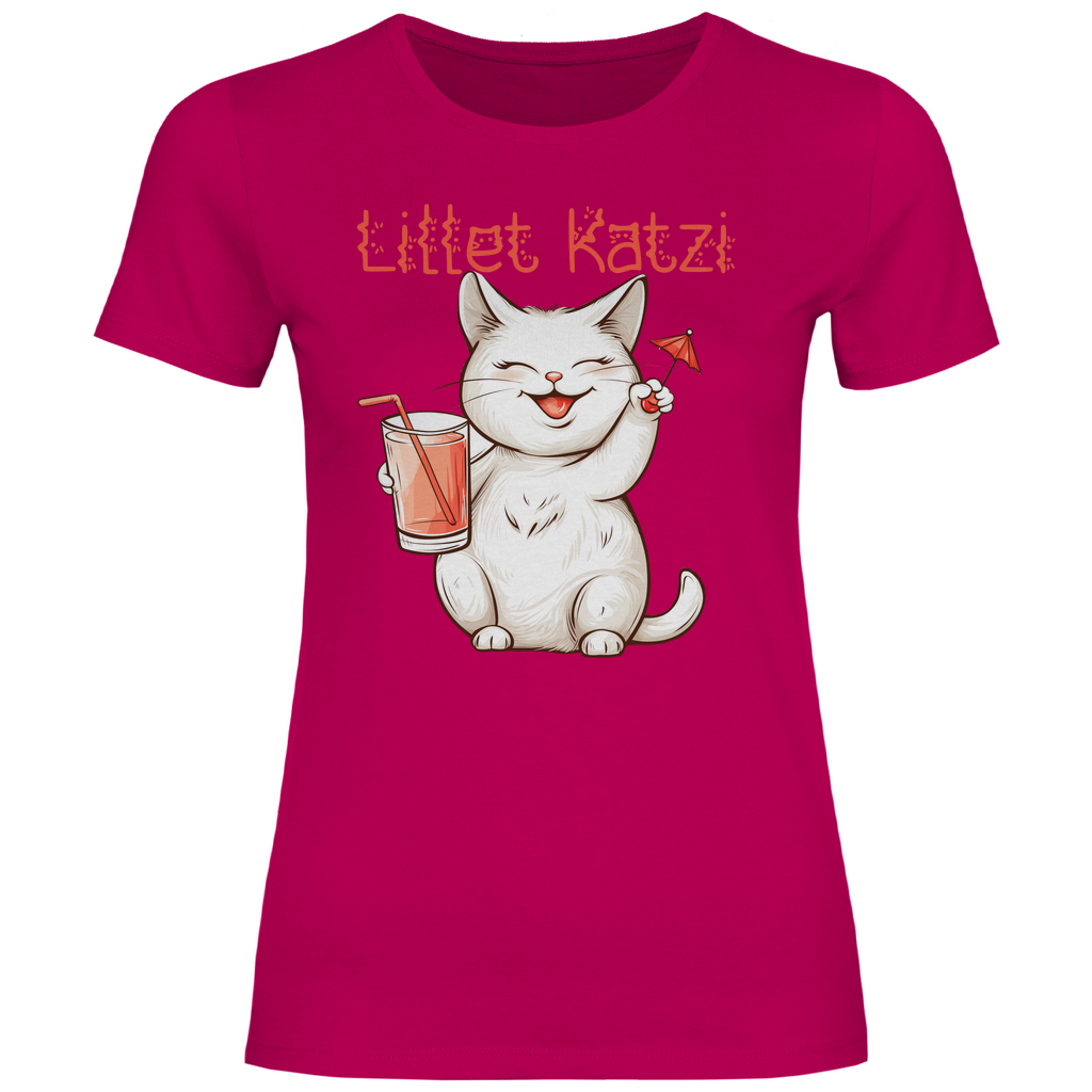Lillet Katzi Katze - Damenshirt Sorbet