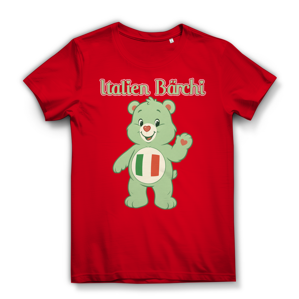Italien Bärchi - Glücksbärchi - Damen Premium Bio T-Shirt Red