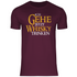 Ich gehe jetzt Whisky trinken - Herren Shirt Burgundy
