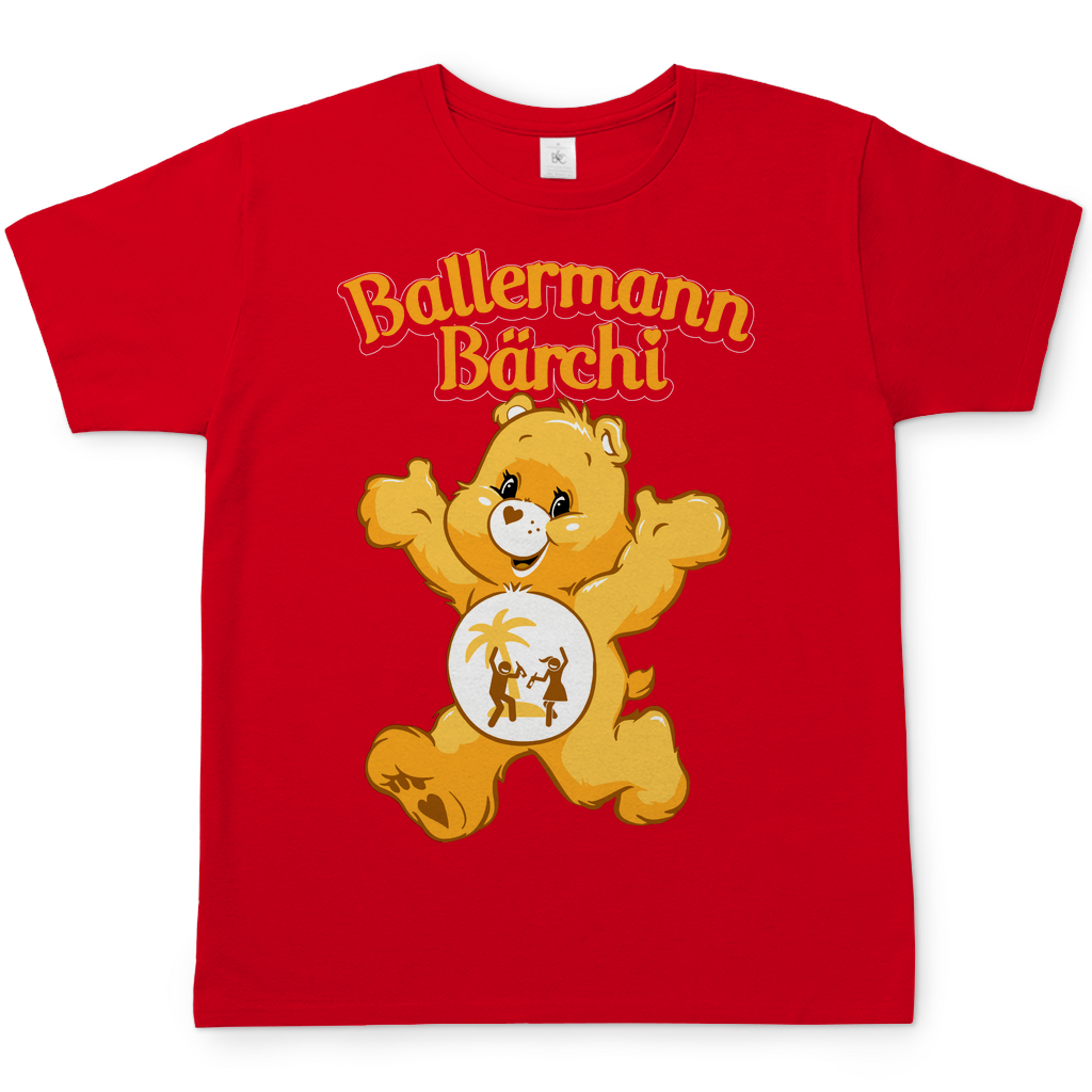 Ballermann Bärchi - Glücksbärchi - Herren Shirt Red