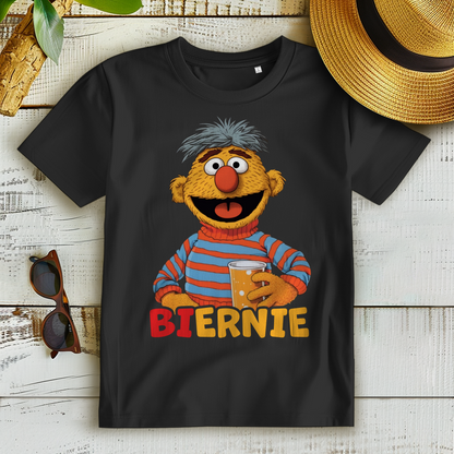 Biernie Ernie Bier Sesamstraße - Schwarzes Damen Premium Bio T-Shirt