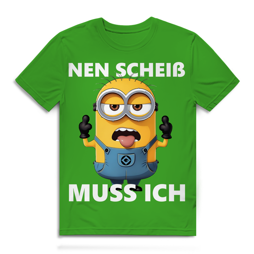 Herren Premium Bio T-Shirt Nen Scheiß Muss Ich Minion