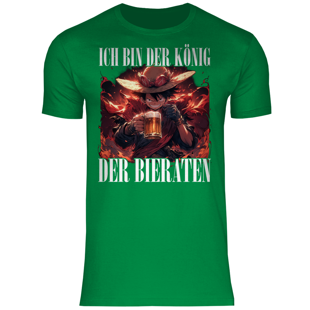 König der Bieraten - One Piece Ruffy - Herren Shirt