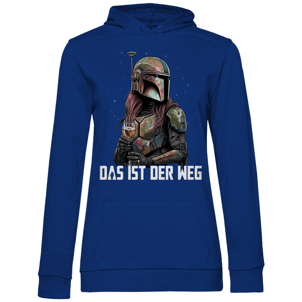 Das ist der Weg - Mandalorianerin Wein - Damen Hoodie