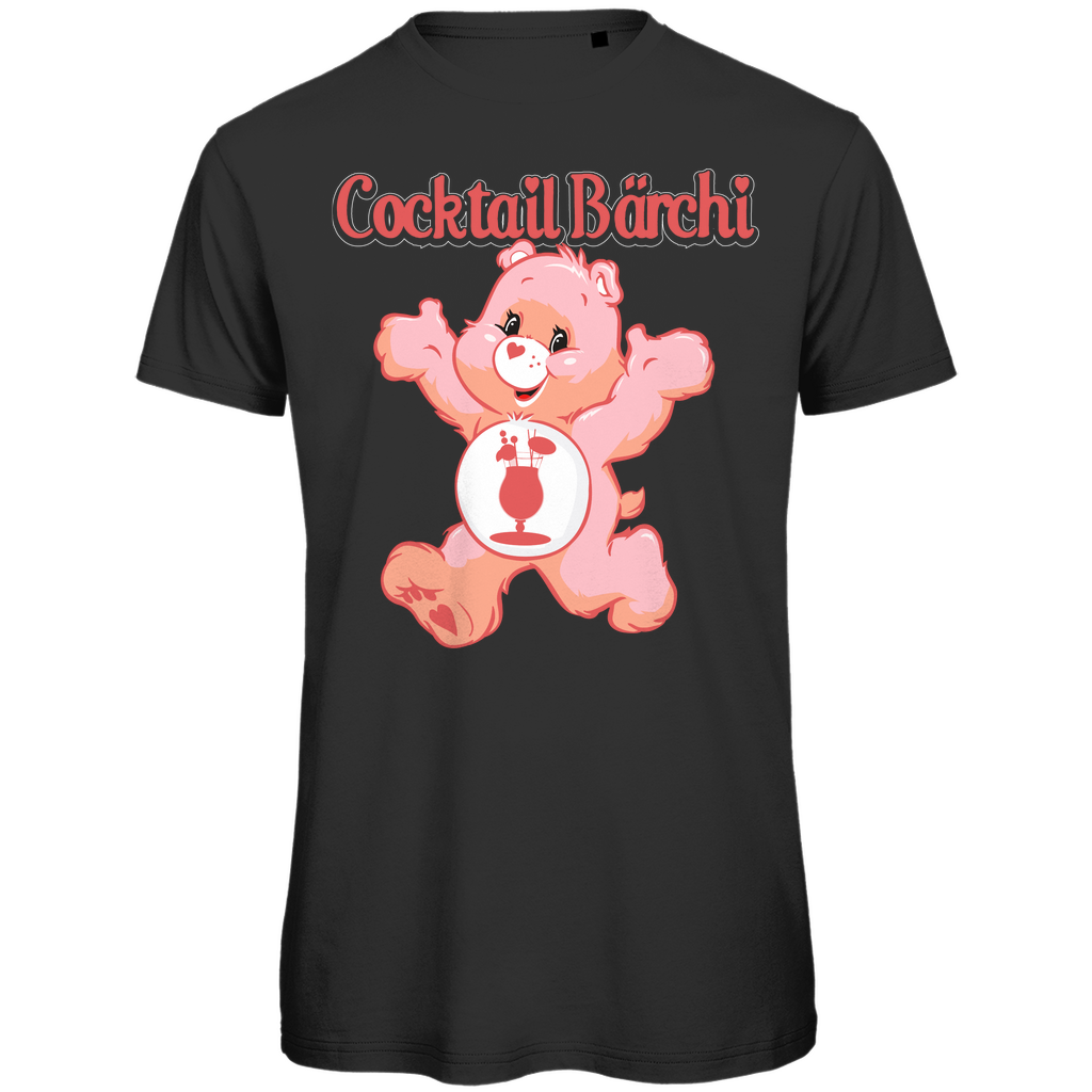 Cocktail Bärchi Glücksbärchi - Herren Premium Bio T-Shirt Black