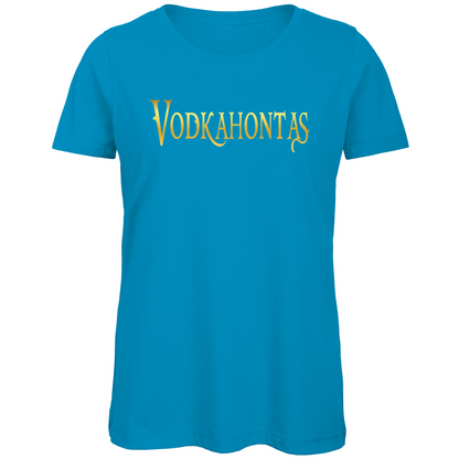 Vodkahontas - Prinzessin Gold - Damen Premium Bio T-Shirt Atoll