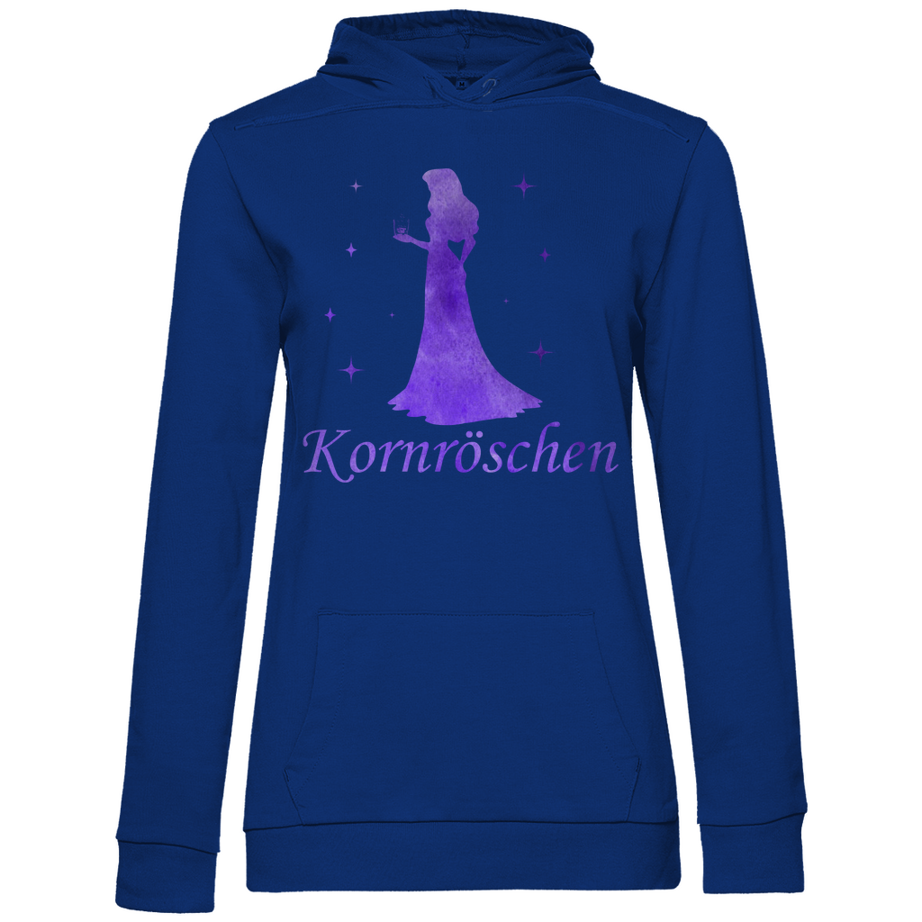 Kornröschen - Prinzessin Aquarell - Damen Hoodie Royal