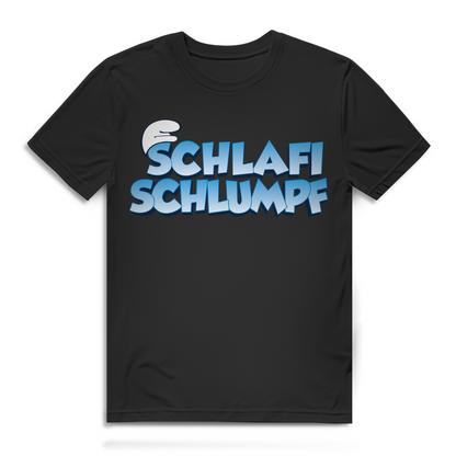 Schlafi Schlumpf T-Shirt Herren – Lustiger Spruch für Langschläfer &amp; Träumer