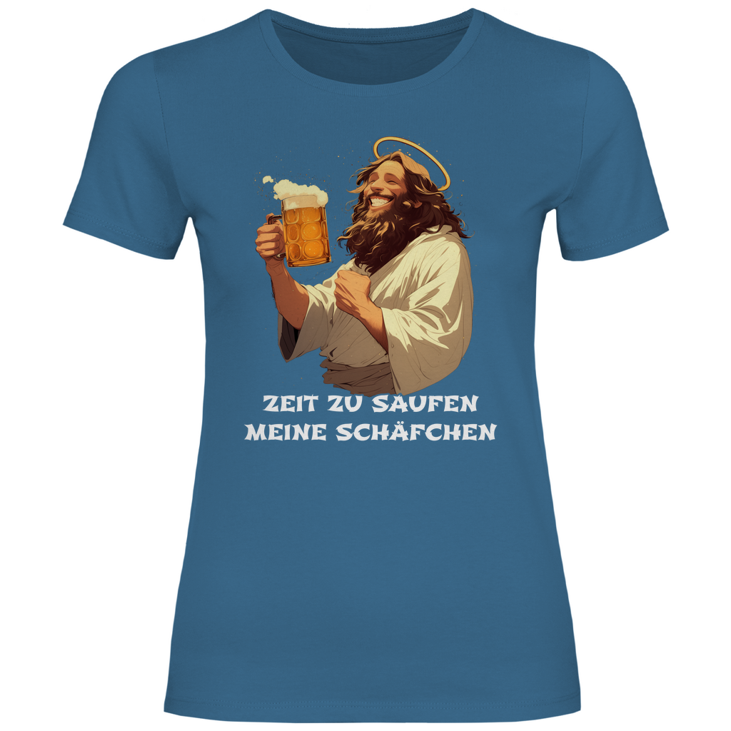 Zeit zu saufen meine Schäfchen - Damenshirt