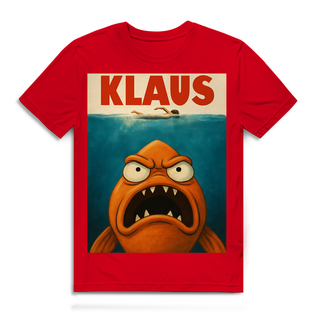 Klaus der Weiße Hai American Dad Mashup - Herren Premium Bio T-Shirt Red