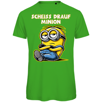 Scheiss drauf Minion - Herren Premium Bio T-Shirt