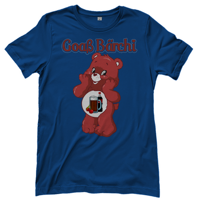 Goaß Bärchi - Glücksbärchi - Damenshirt Royal Blue