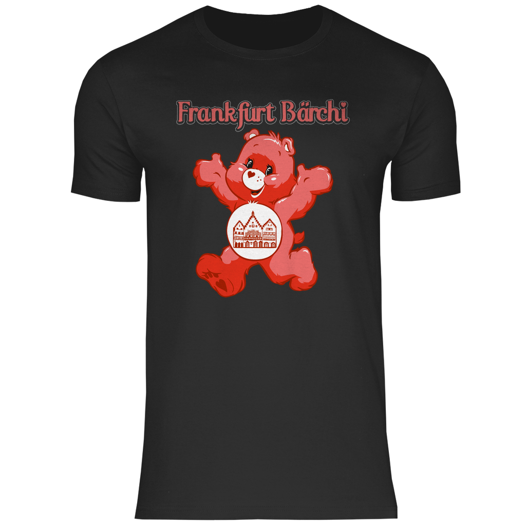 Frankfurt Bärchi - Glücksbärchi - Herren Shirt Black