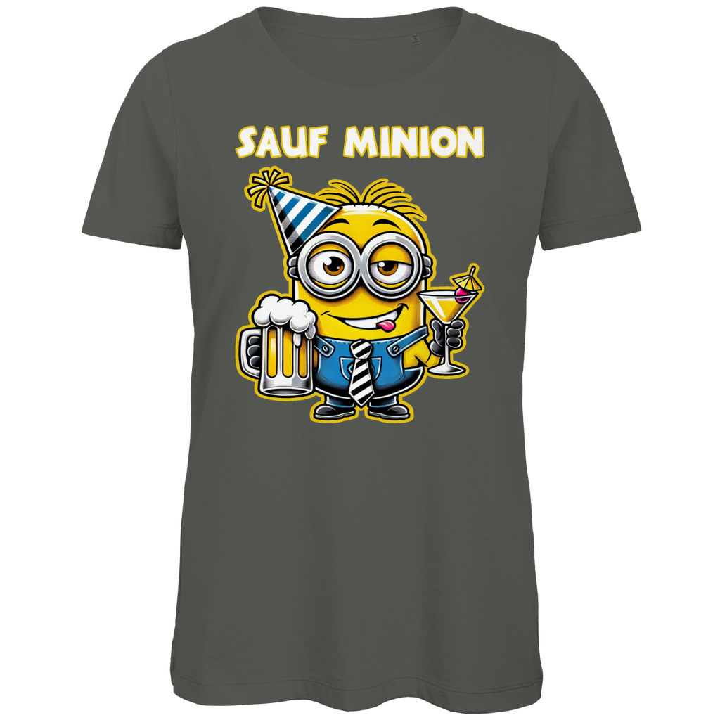 Sauf Minion - Damen Premium Bio T-Shirt