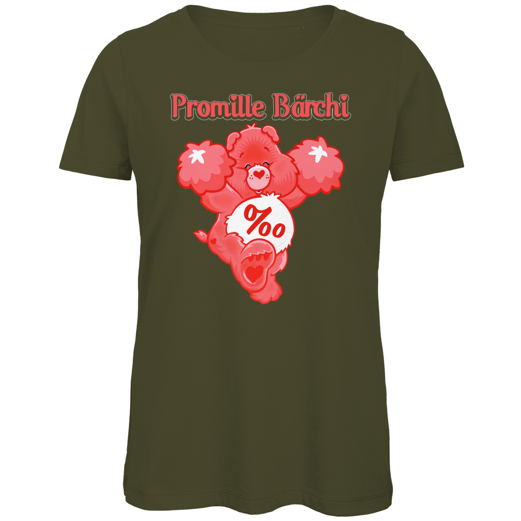 Promille Bärchi - Glücksbärchi - Damen Premium Bio T-Shirt