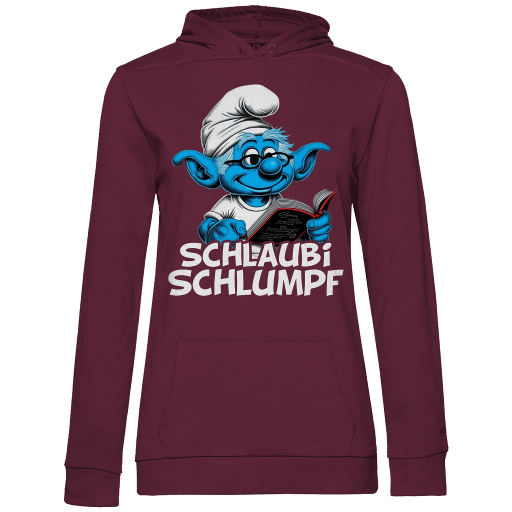 Schlaubi Schlumpf Grafik - Damen Hoodie