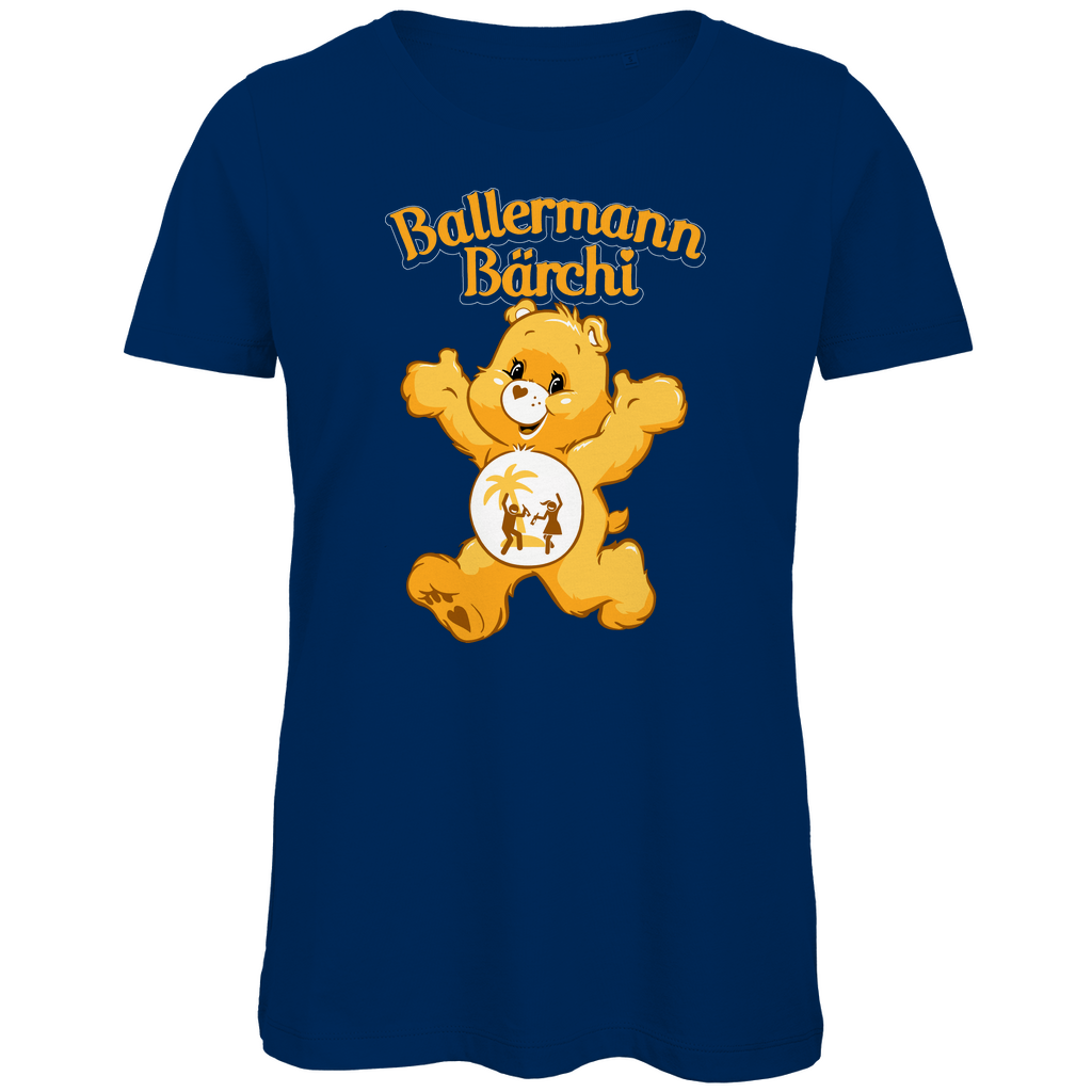 Ballermann Bärchi - Glücksbärchi - Damen Premium Bio T-Shirt Navy