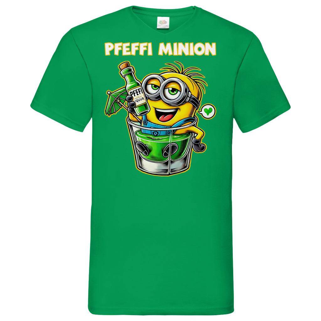 Pfeffi Minion - Herren V-Neck Shirt